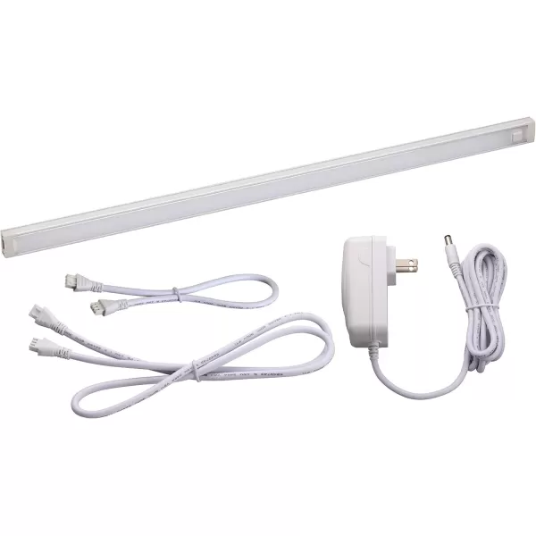 BLACK+DECKER LEDUC18-1CK Dimmable Linkable LED Shop Light with Motion Sensor and Magnetic Option, 10.5W, 780 Lumens, 4000K, 18", Cool White