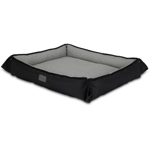 BLACK+DECKER Large Dog 4 in 1 Snap Pet Bed, Low Profile, Sofa Cover, Mat, Crate Liner, Soft Breathable Pet Bed Premium Bedding, 28 in x 24 in, 