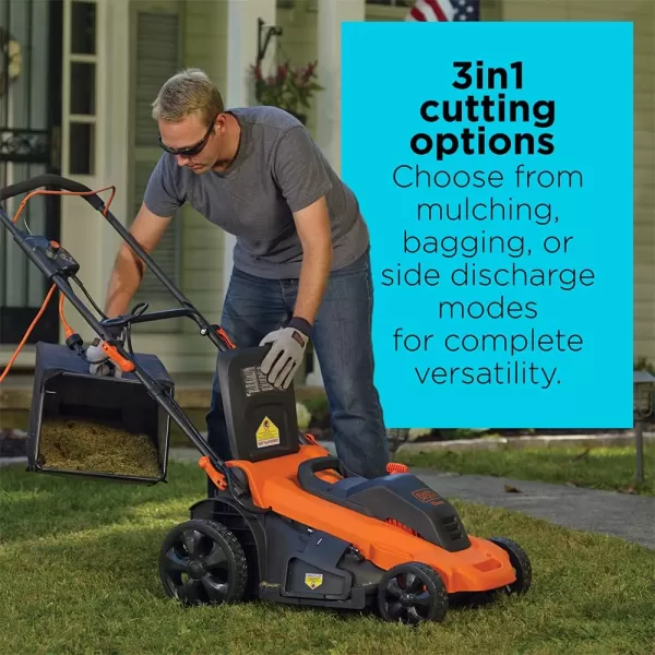 BLACK+DECKER Lawn Mower, Corded, 13-Amp, 20-Inch 