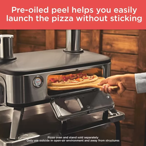 BLACK+DECKER Pizza Oven Metal Peel, Pizza Stone, 12 Inch 