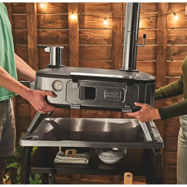 BLACK+DECKER Pizza Oven Stand, 12 Inch 