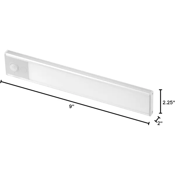 BLACK+DECKER Rechargeable Under Cabinet Light Bar, Silver