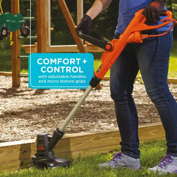 BLACK+DECKER String Trimmer / Edger, 13-Inch, 5-Amp 