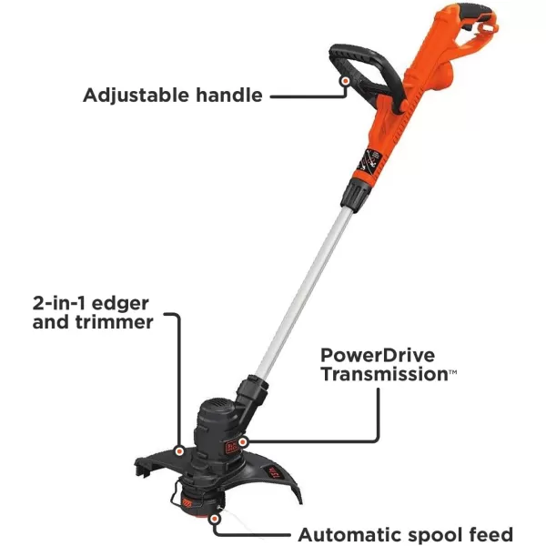 BLACK+DECKER String Trimmer / Edger, 13-Inch, 5-Amp 