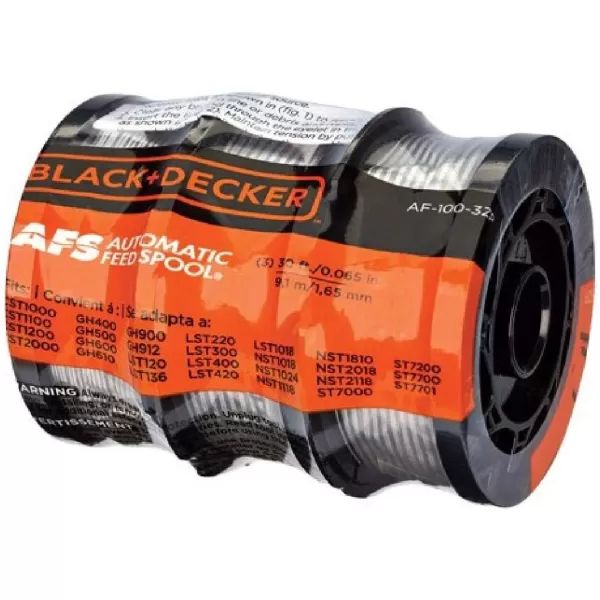 BLACK+DECKER String Trimmer / Edger, 13-Inch, 5-Amp  replacement spools)