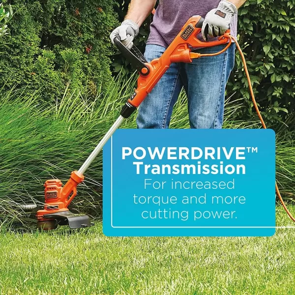BLACK+DECKER String Trimmer with Auto Feed, Electric, 6.5-Amp, 14-Inch 