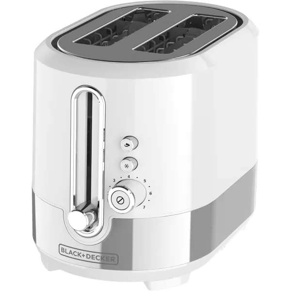 BLACK+DECKER TR2200WSD Applica/spectrum Brands Tr2200swd White 2 Slice Toaster, Medium, 