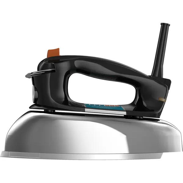 BLACK+DECKER The Classic Iron, F67E-T, Aluminum Soleplate, Steam or Dry Ironing, 7 Temperature Settings, Anti-Drip