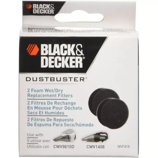BLACK+DECKER WVF418 Wet and Dry Vacuum Filter