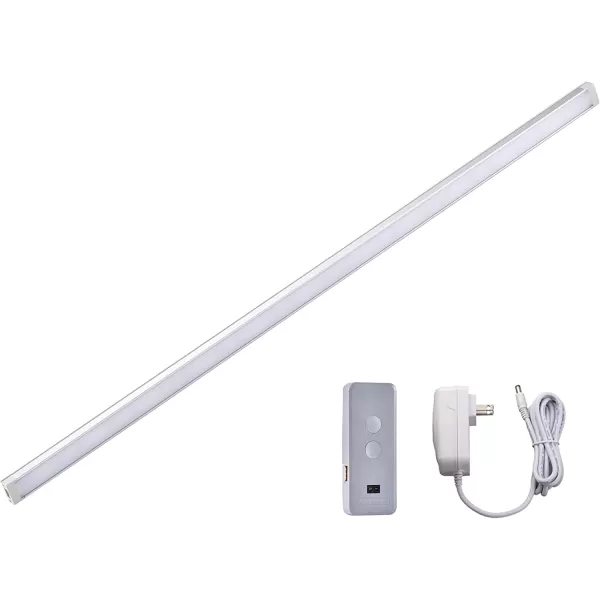 BLACK+DECKER Works with Alexa Smart Under Cabinet Lighting, Adjustable LEDs, 24" Bar, White