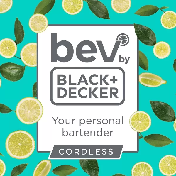 BLACK+DECKER bev by BLACK+DECKER Cordless Cocktail Maker Machine and Drink Maker for Bartesian capsules 