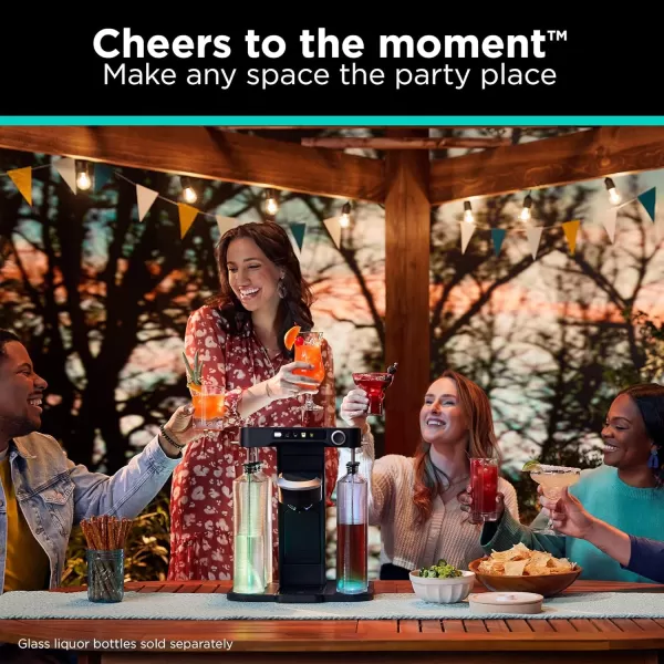 BLACK+DECKER bev by BLACK+DECKER Cordless Cocktail Maker Machine and Drink Maker for Bartesian capsules 