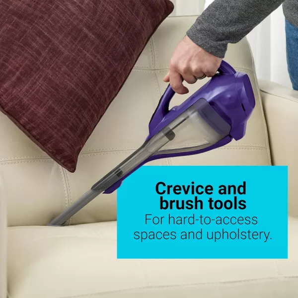 BLACK+DECKER dustbuster furbuster AdvancedClean Cordless Pet Handheld Vacuum, Home and Car Vacuum 