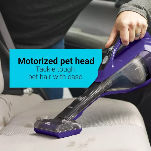 BLACK+DECKER dustbuster furbuster AdvancedClean Cordless Pet Handheld Vacuum, Home and Car Vacuum 