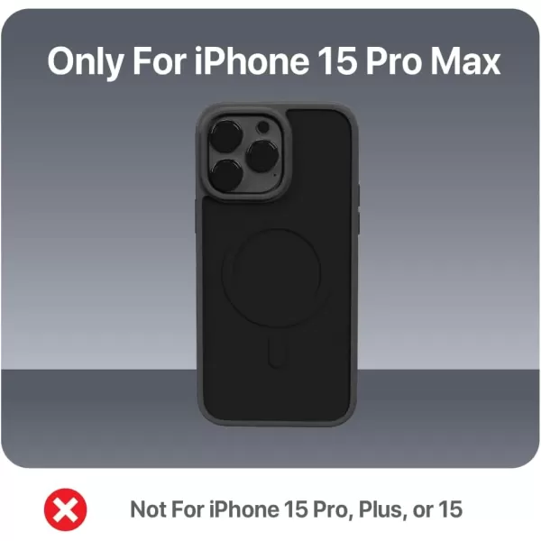 BLACK+DECKER for iPhone 15 Case, Compatible with MagSafe, Shockproof Military-Grade Protection, Magnetic Phone Case for iPhone 15 Pro Max, Blue 