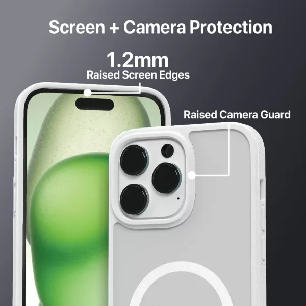 BLACK+DECKER for iPhone 15 Case, Compatible with MagSafe, Shockproof Military-Grade Protection, Magnetic Phone Case for iPhone 15 Pro Max, Blue 