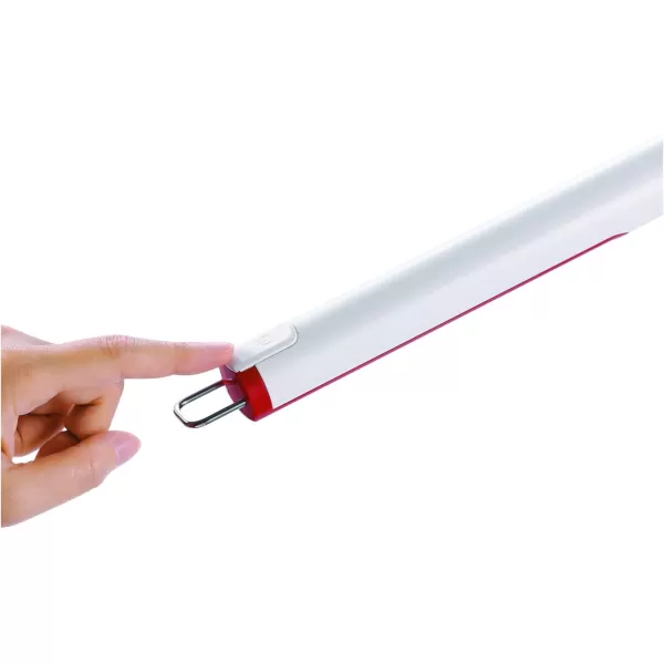 Black and Decker Office LED5ELIGHT-WHTRED PureOptics Exalt Flash 5W Flicker-Free Natural Daylight LED Desk Lamp, 13.5" x 6" x 19", White/Red