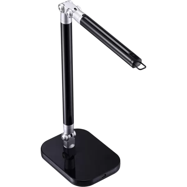 Black and Decker Office LED5ELIGHT-WHTRED PureOptics Exalt Flash 5W Flicker-Free Natural Daylight LED Desk Lamp, 13.5" x 6" x 19", White/Red