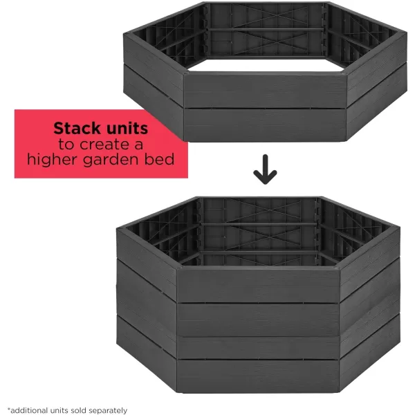 Black+Decker Raised Garden Bed, Planter for Outdoor Plants, Easy Assembly, 3 ft. 