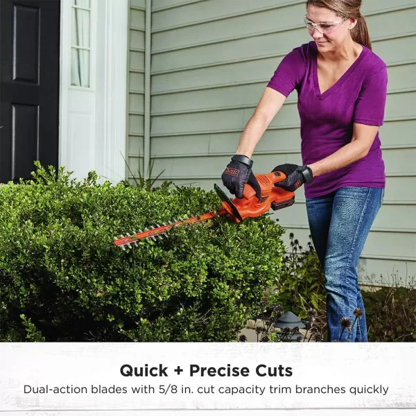 beyond by BLACK+DECKER 20V MAX Hedge Trimmer Kit, 18-Inch  , Orange