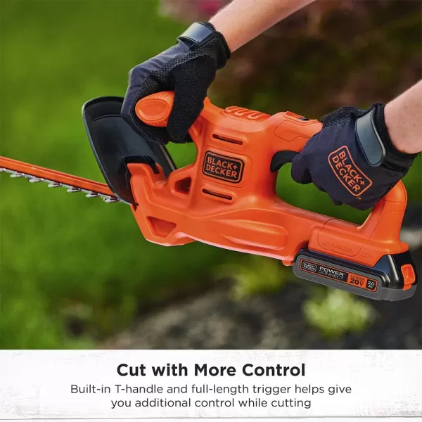 beyond by BLACK+DECKER 20V MAX Hedge Trimmer Kit, 18-Inch  , Orange