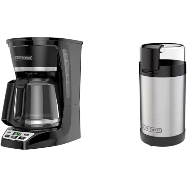 BLACK+DECKER 12-Cup* Programmable Coffeemaker, Black, CM1070B-3