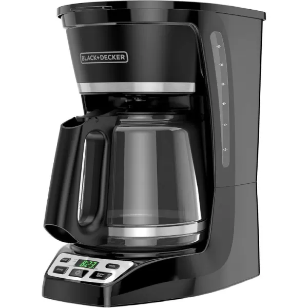 BLACK+DECKER 12-Cup* Programmable Coffeemaker, Black, CM1070B-3