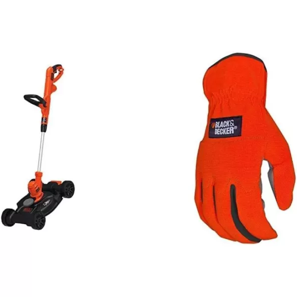 BLACK+DECKER 3-in-1 Corded Lawn Mower, String Trimmer &amp; Edger, 12-Inch 