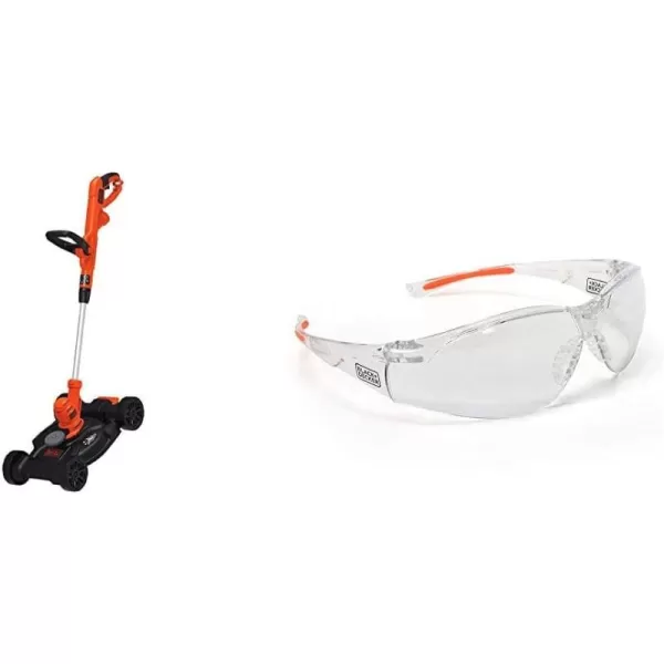BLACK+DECKER 3-in-1 Corded Lawn Mower, String Trimmer &amp; Edger, 12-Inch 