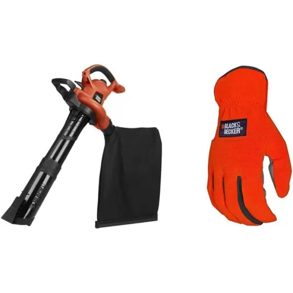 BLACK+DECKER 3-in-1 Electric Leaf Blower, Leaf Vacuum/Mulcher, Corded, 12-Amp 