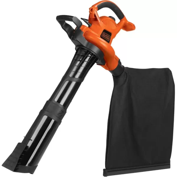 BLACK+DECKER 3-in-1 Electric Leaf Blower, Leaf Vacuum/Mulcher, Corded, 12-Amp 