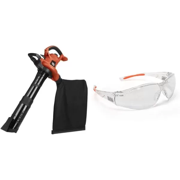 BLACK+DECKER 3-in-1 Electric Leaf Blower, Leaf Vacuum/Mulcher, Corded, 12-Amp 