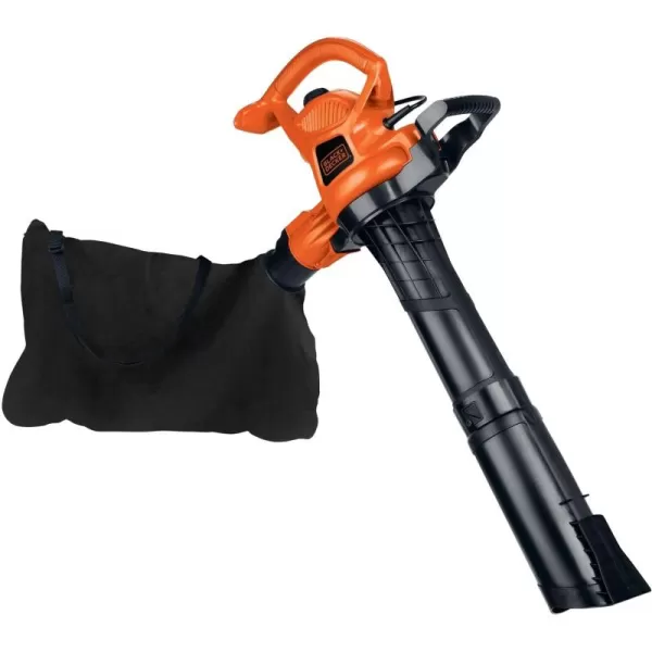 BLACK+DECKER 3-in-1 Leaf Blower, Leaf Vacuum and Mulcher, Up to 230 MPH, 12 Amp, Corded Electric 