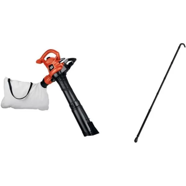 BLACK+DECKER 3-in-1 Leaf Blower, Leaf Vacuum and Mulcher, Up to 230 MPH, 12 Amp, Corded Electric 