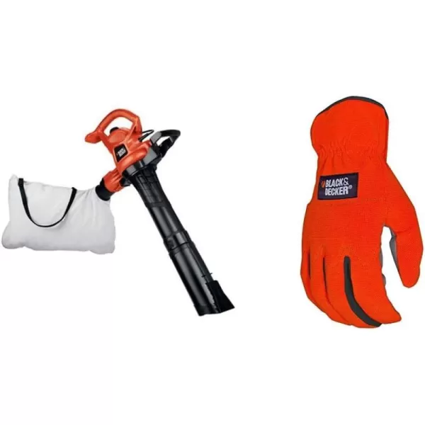 BLACK+DECKER 3-in-1 Leaf Blower, Leaf Vacuum and Mulcher, Up to 230 MPH, 12 Amp, Corded Electric 