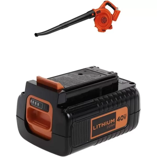 BLACK+DECKER 40V MAX* Cordless Hard-Surface Sweeper with POWERCOMMAND, Tool Only 