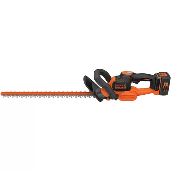BLACK+DECKER 40V MAX Cordless Hedge Trimmer, 24-Inch Brush Trimmer with Battery and Charger 
