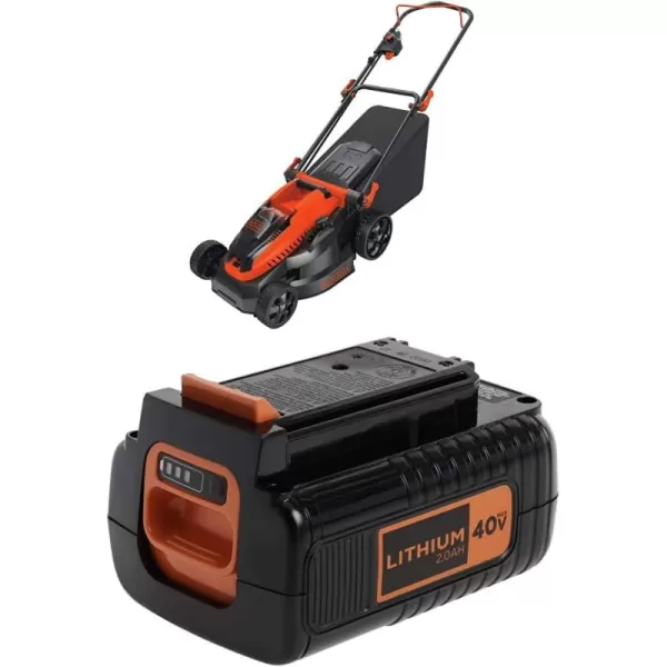 BLACK+DECKER 40V MAX* Cordless Lawn Mower, 16-Inch 