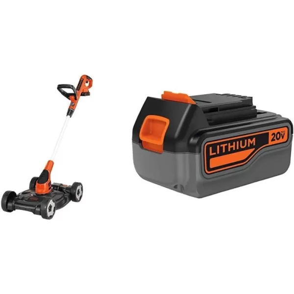 BLACK+DECKER Combination String Trimmer, Lawn Mower, and Edger, Cordless 3-in-1 