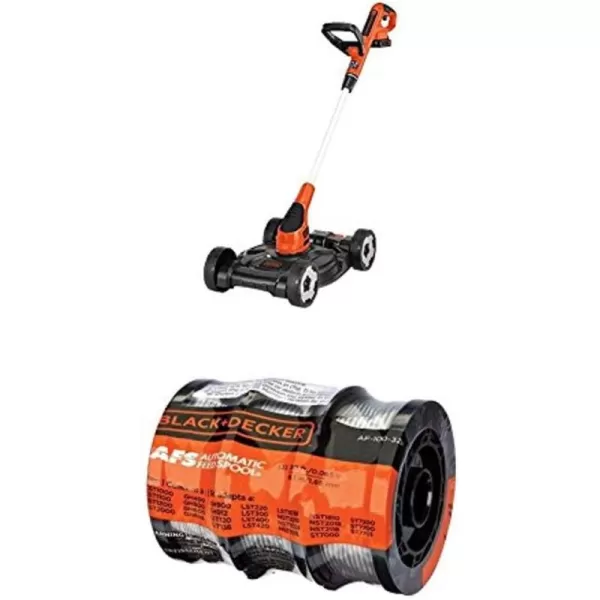 BLACK+DECKER Combination String Trimmer, Lawn Mower, and Edger, Cordless 3-in-1 