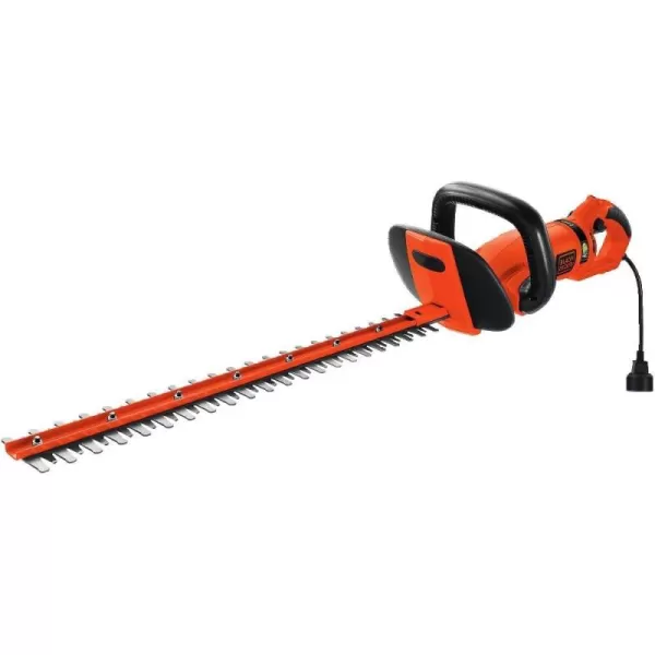BLACK+DECKER Hedge Trimmer, Rotating Handle, Dual Blade Action Blades, 3.3-Amp, 24-Inch 