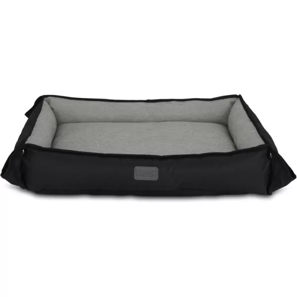 BLACK+DECKER Large Dog 4 in 1 Snap Pet Bed, Low Profile, Sofa Cover, Mat, Crate Liner, Soft Breathable Pet Bed Premium Bedding, 28 in x 24 in, 