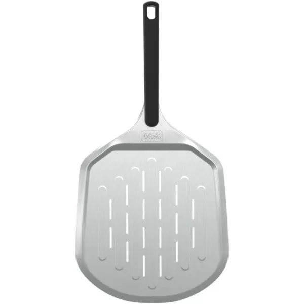 BLACK+DECKER Pizza Oven Metal Peel, Pizza Stone, 12 Inch 