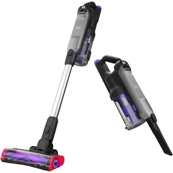 BLACK+DECKER SUMMITSERIES Select Cordless Stick Vacuum Cleaner for Pets with Powered Pet Hair Brush, LED Floor Lights, Lightweight, Portable 