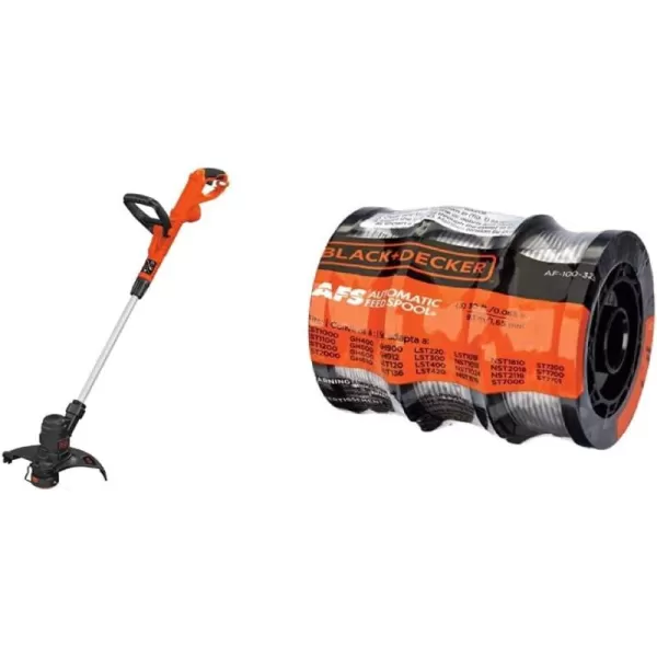 BLACK+DECKER String Trimmer / Edger, 13-Inch, 5-Amp  replacement spools)