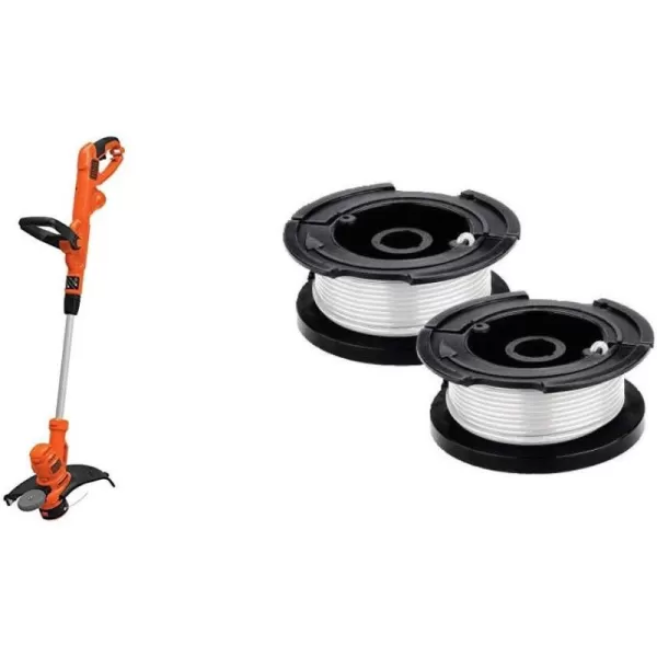 BLACK+DECKER String Trimmer with Auto Feed, Electric, 6.5-Amp, 14-Inch  replacement spools)