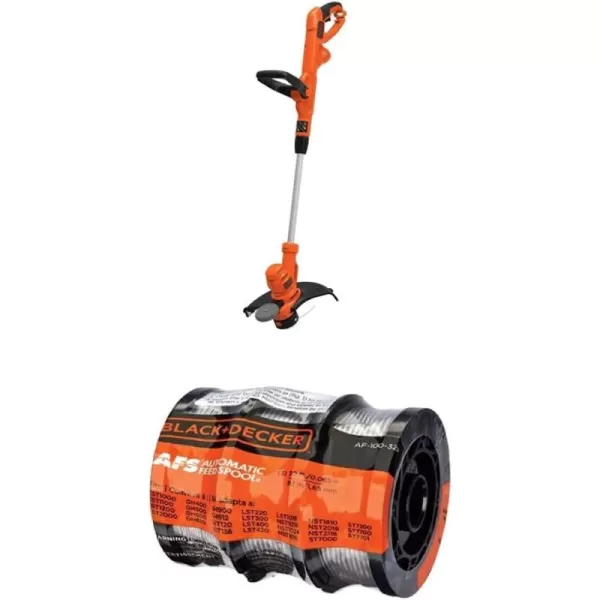 BLACK+DECKER String Trimmer with Auto Feed, Electric, 6.5-Amp, 14-Inch  replacement spools)