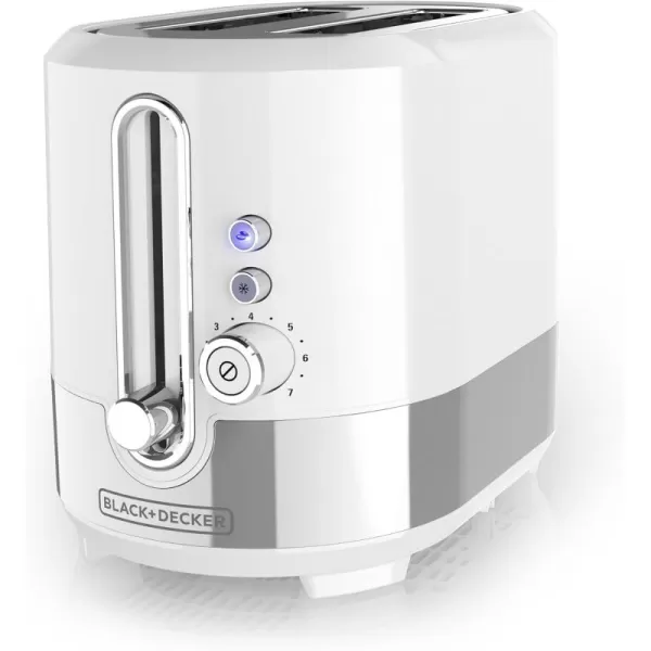BLACK+DECKER TR2200WSD Applica/spectrum Brands Tr2200swd White 2 Slice Toaster, Medium, 
