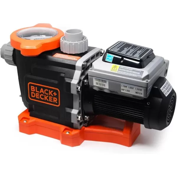 BLACK+DECKER Variable Speed Pool Pump Inground with Filter Basket and Easy Programmable Touch Pad Interface, 2 HP