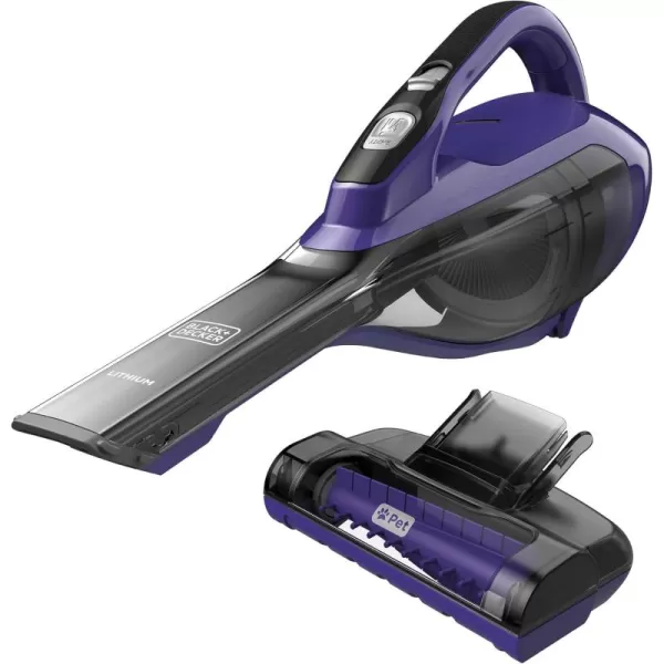 BLACK+DECKER dustbuster furbuster AdvancedClean Cordless Pet Handheld Vacuum, Home and Car Vacuum 